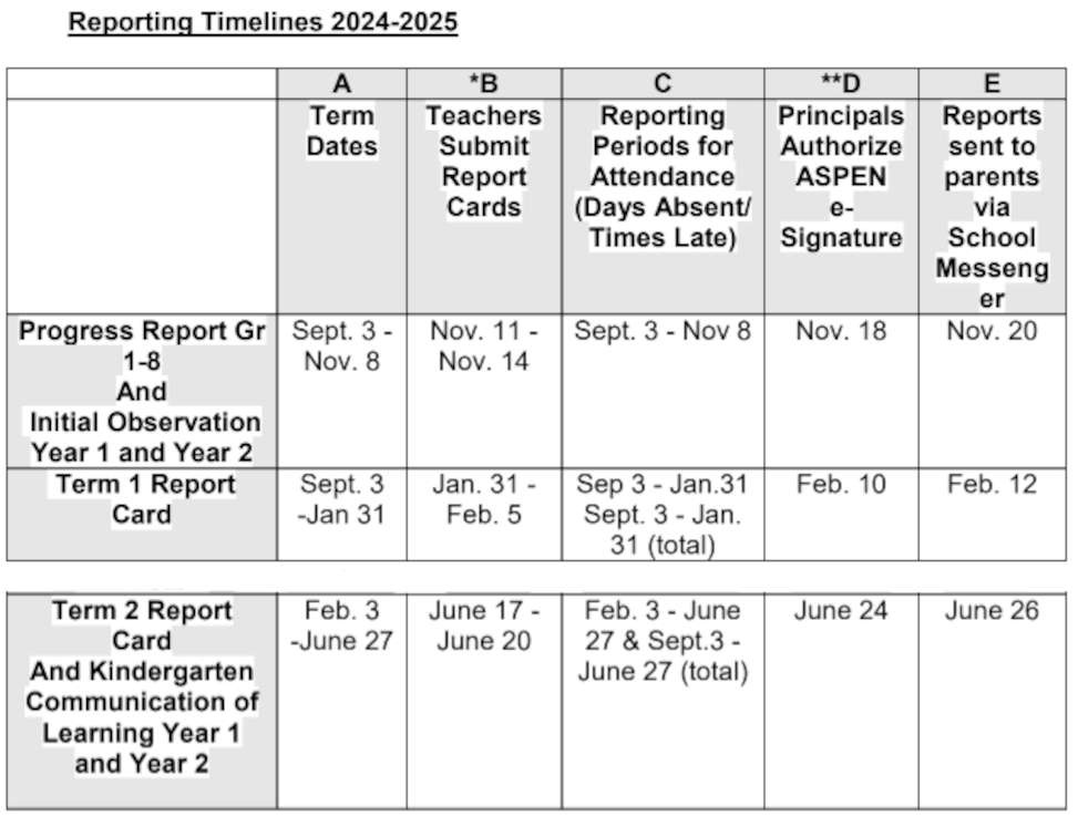 Class News Calendar class-news-calendar